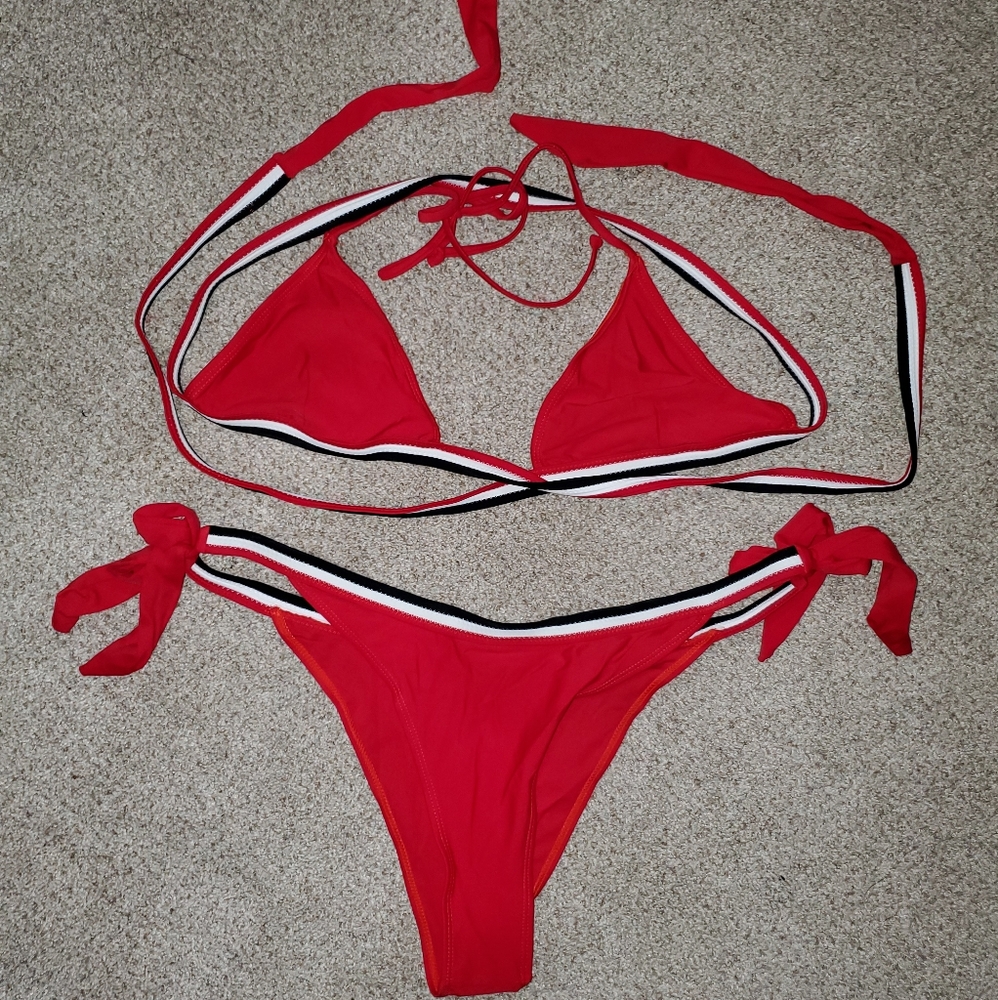 Shein wrap swim suit. New